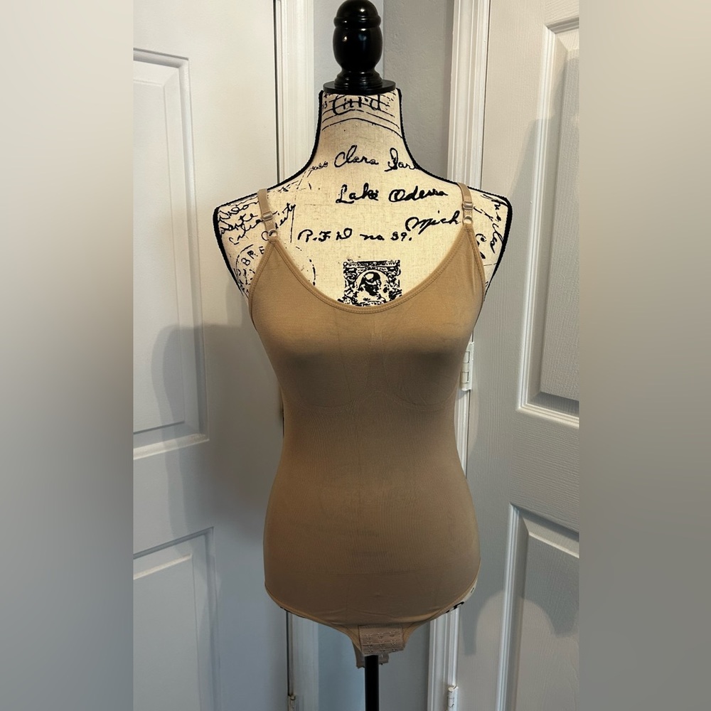 SleekShape Sculpting Body Suit - Tan